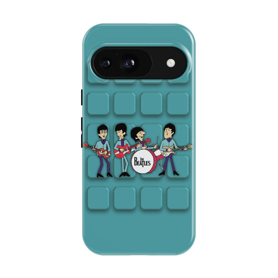 The Beatles Cartoon Google Pixel 9 | 10 Pro Case