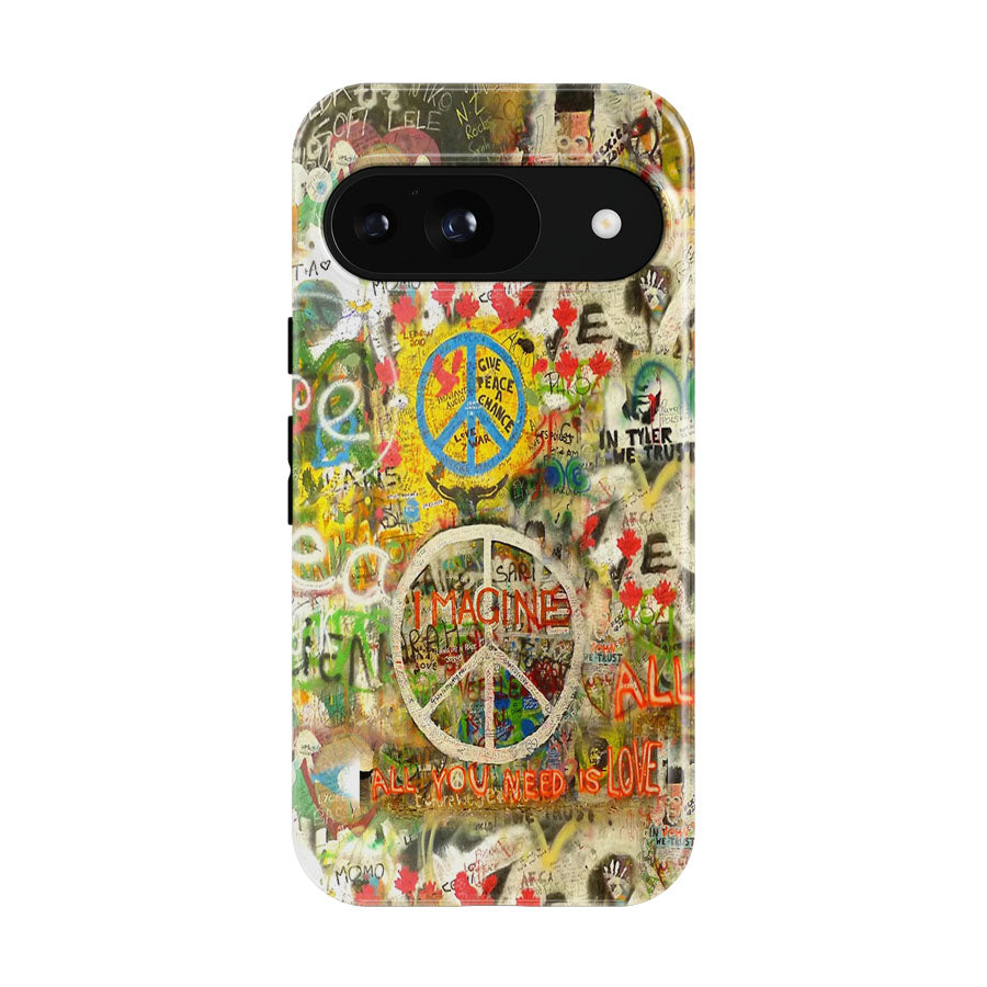 The Beatles John Lennon Peace Sign Google Pixel 9 | 10 Pro Case