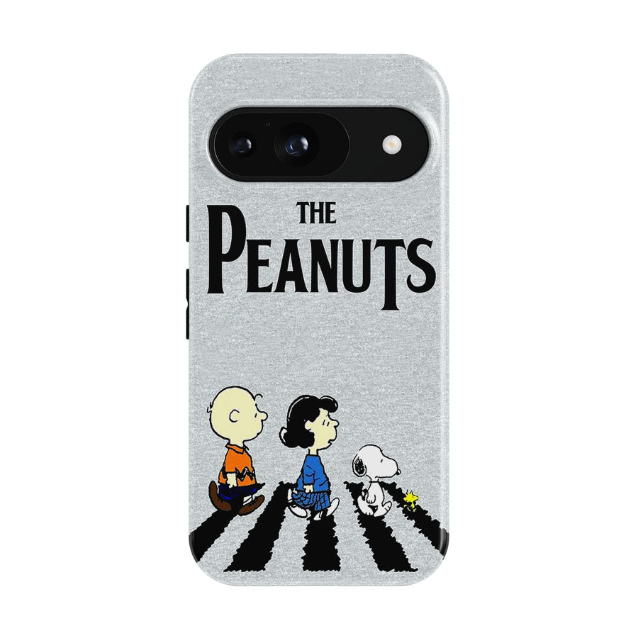 The Peanuts Gang Street Grey Google Pixel 9 | 10 Pro Case