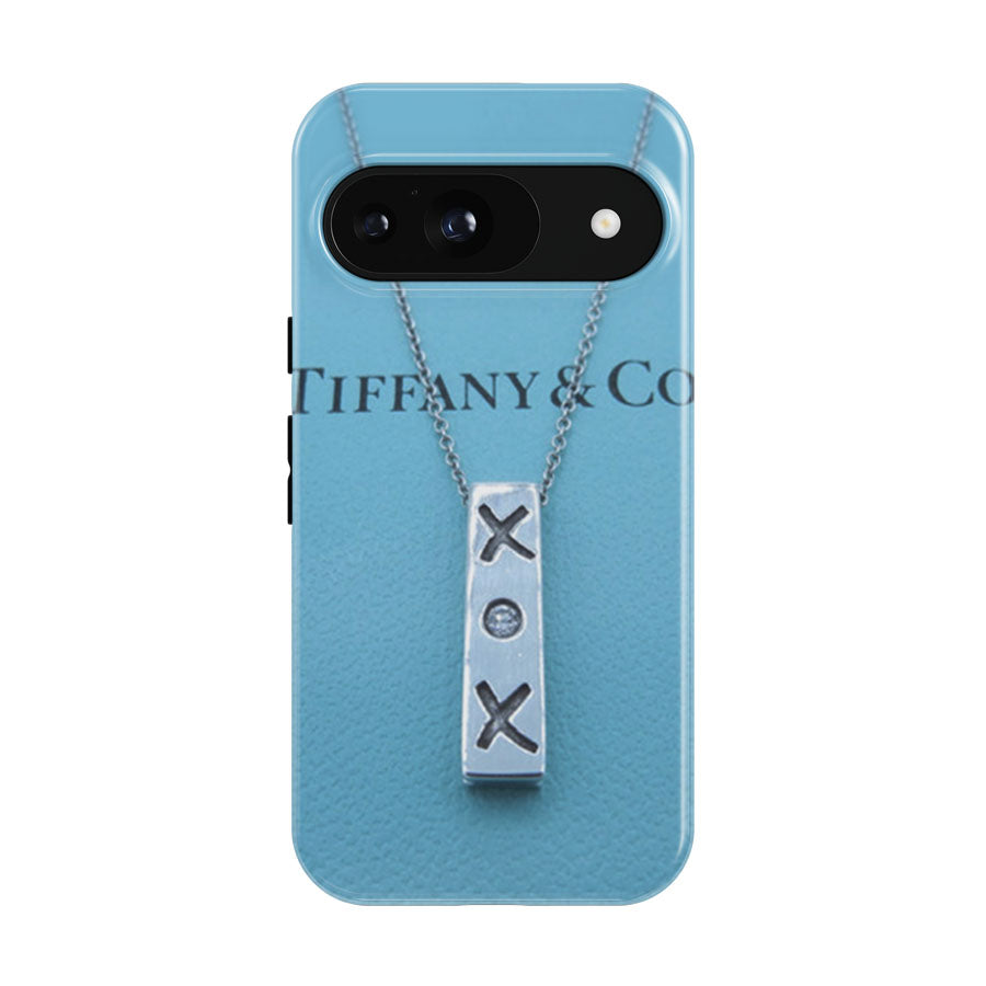 Tiffany & Co Paloma Picasso Xox Sterling Silver Diamond Necklace Google Pixel 9 | 10 Pro Case