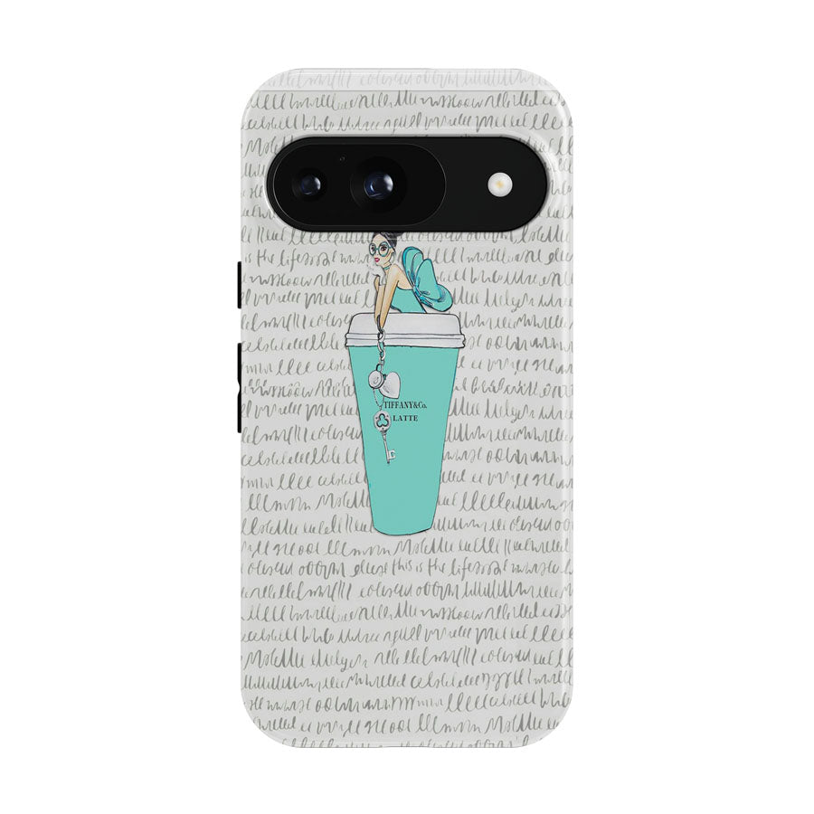Tiffany And Co Sketch Google Pixel 9 | 10 Pro Case