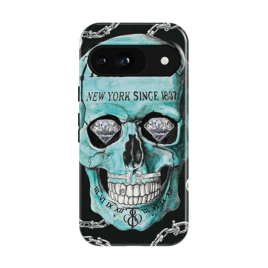 Tiffany And Co Skull Di Google Pixel 9 | 10 Pro Case