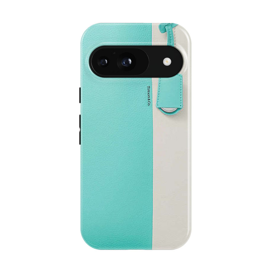 Tiffany And Co White Color Block Womens Tote Bag Google Pixel 9 | 10 Pro Case