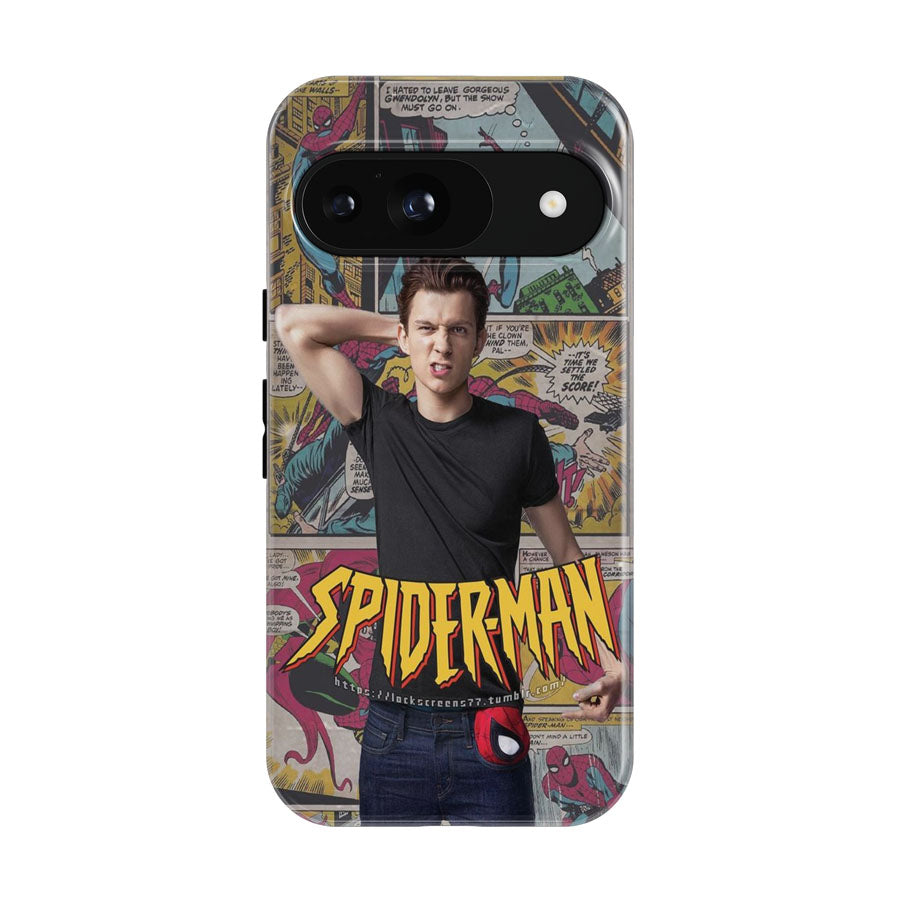 Tom Holland Comic Spider Man Google Pixel 9 | 10 Pro Case