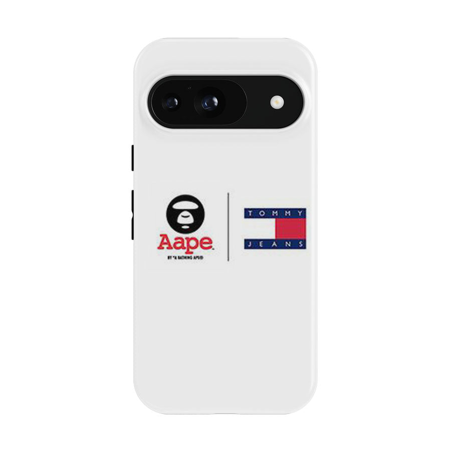 Tommy Hilfiger A Bathing Ape Logo Google Pixel 9 | 10 Pro Case