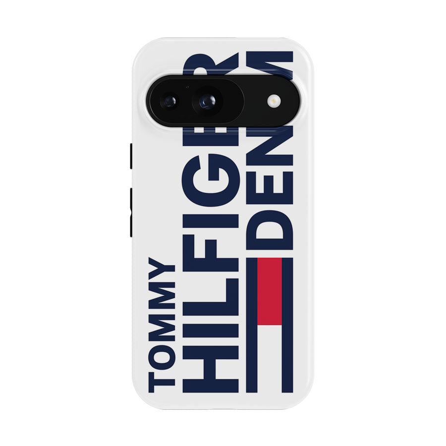Tommy Hilfiger Denim Logo Google Pixel 9 | 10 Pro Case