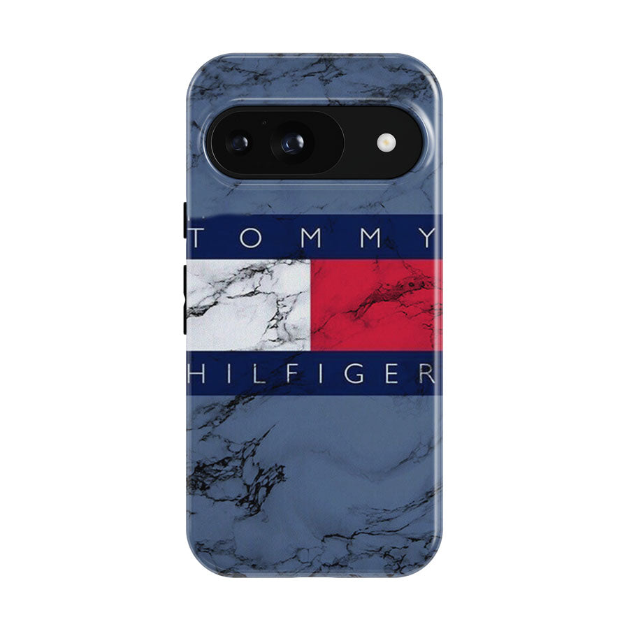 Tommy Hilfiger Marble Logo Google Pixel 9 | 10 Pro Case