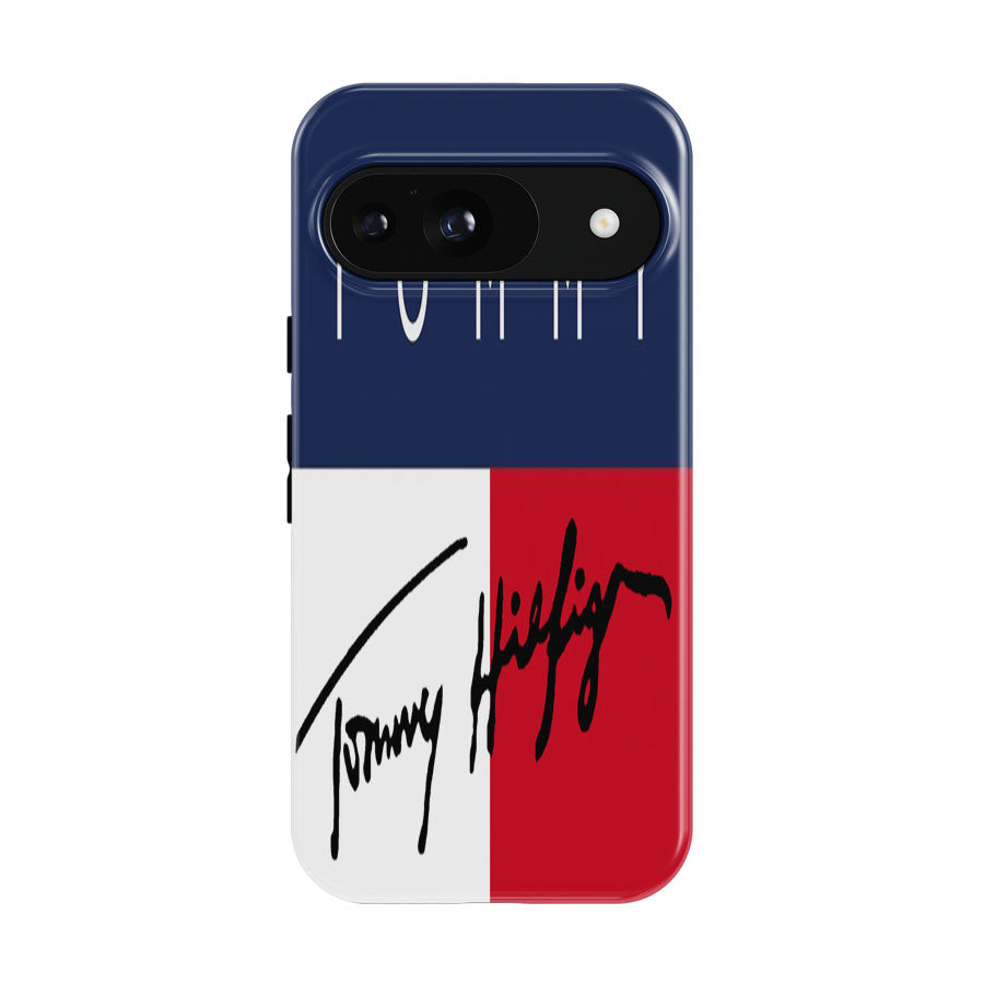 Tommy Hilfiger Signature Logo Google Pixel 9 | 10 Pro Case