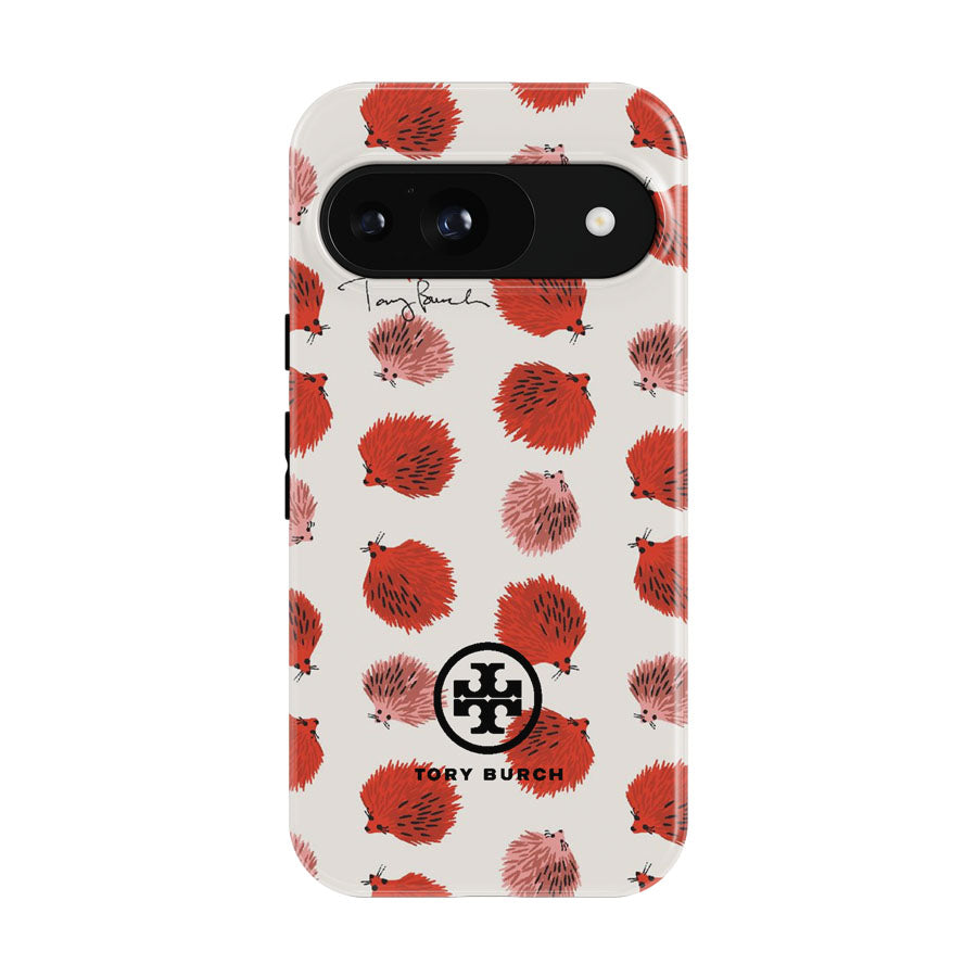 Tory Burch Hedgehog Pattern Google Pixel 9 | 10 Pro Case