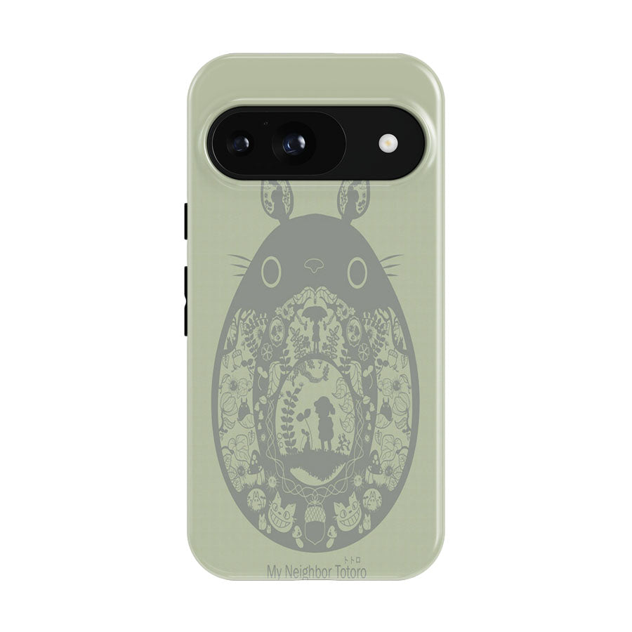 Totoro Pattern Arts Google Pixel 9 | 10 Pro Case