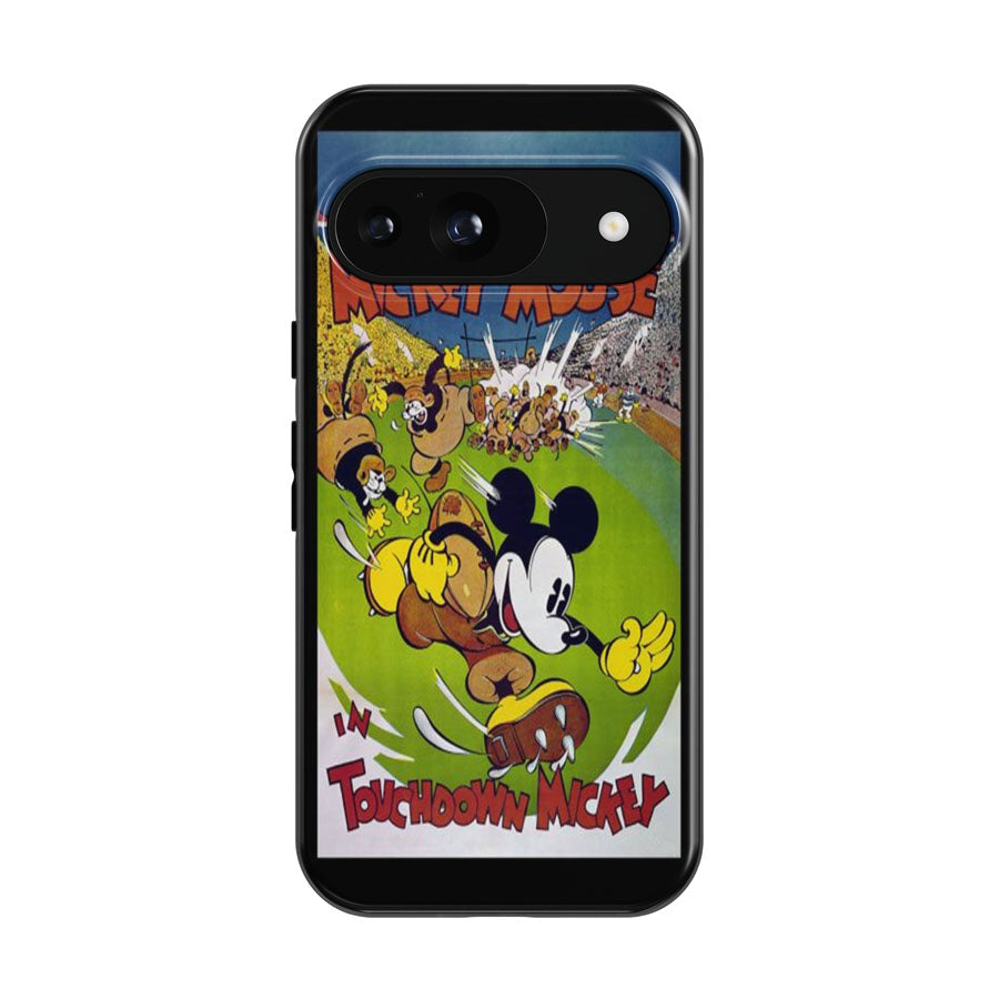 Touchdown Mickey Classic Poster Google Pixel 9 | 10 Pro Case