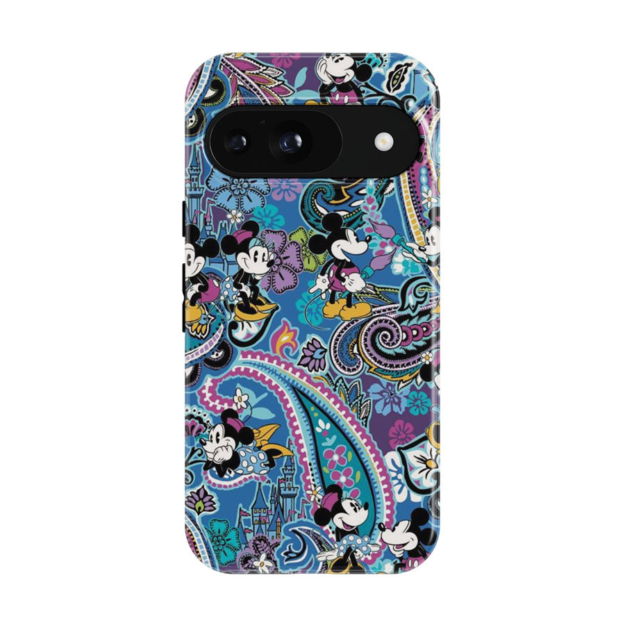 Vera Bradley Paisley Mickey And Minnie Mouse Google Pixel 9 | 10 Pro Case