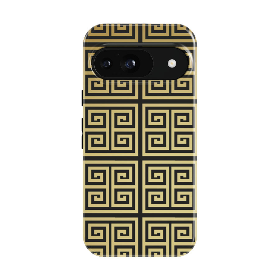 Versace Gold Pattern Google Pixel 9 | 10 Pro Case