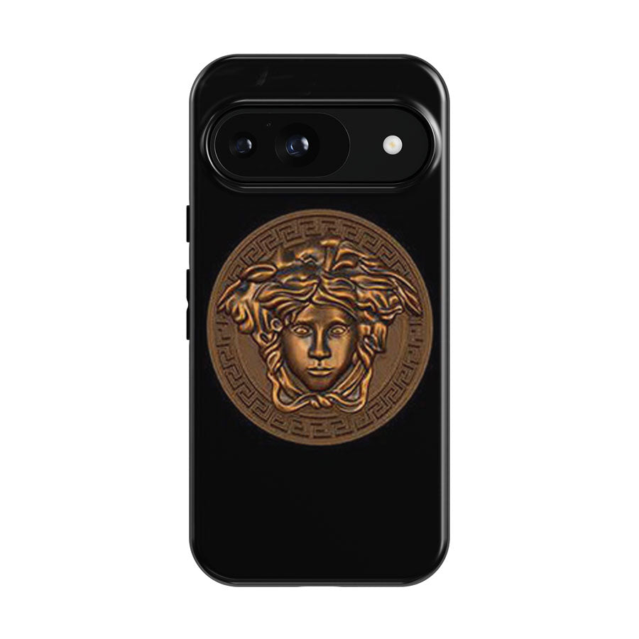 Versace Logo Gold Google Pixel 9 | 10 Pro Case