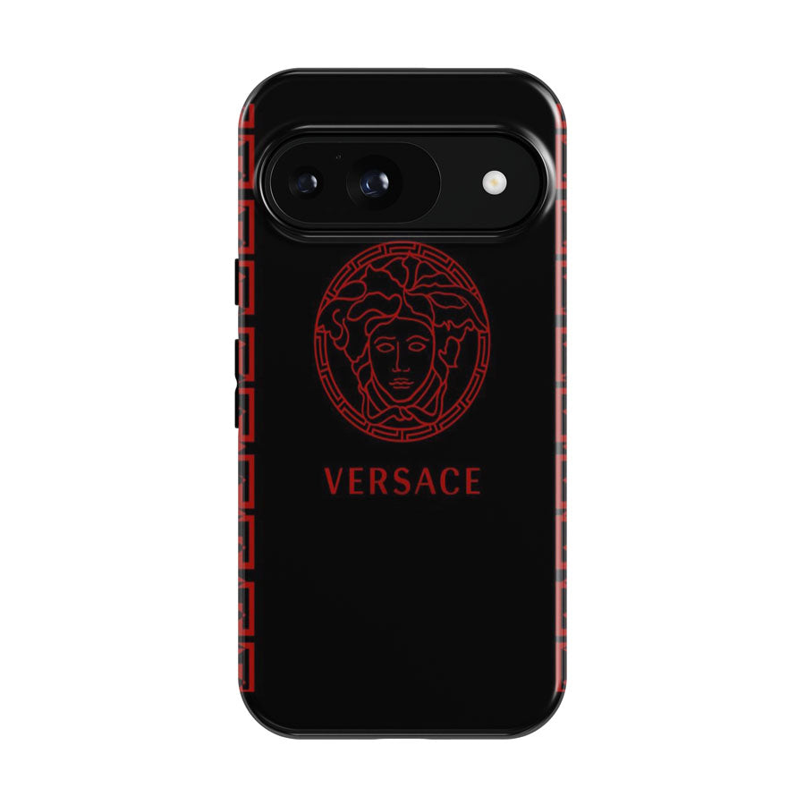 Versace Red Black Google Pixel 9 | 10 Pro Case