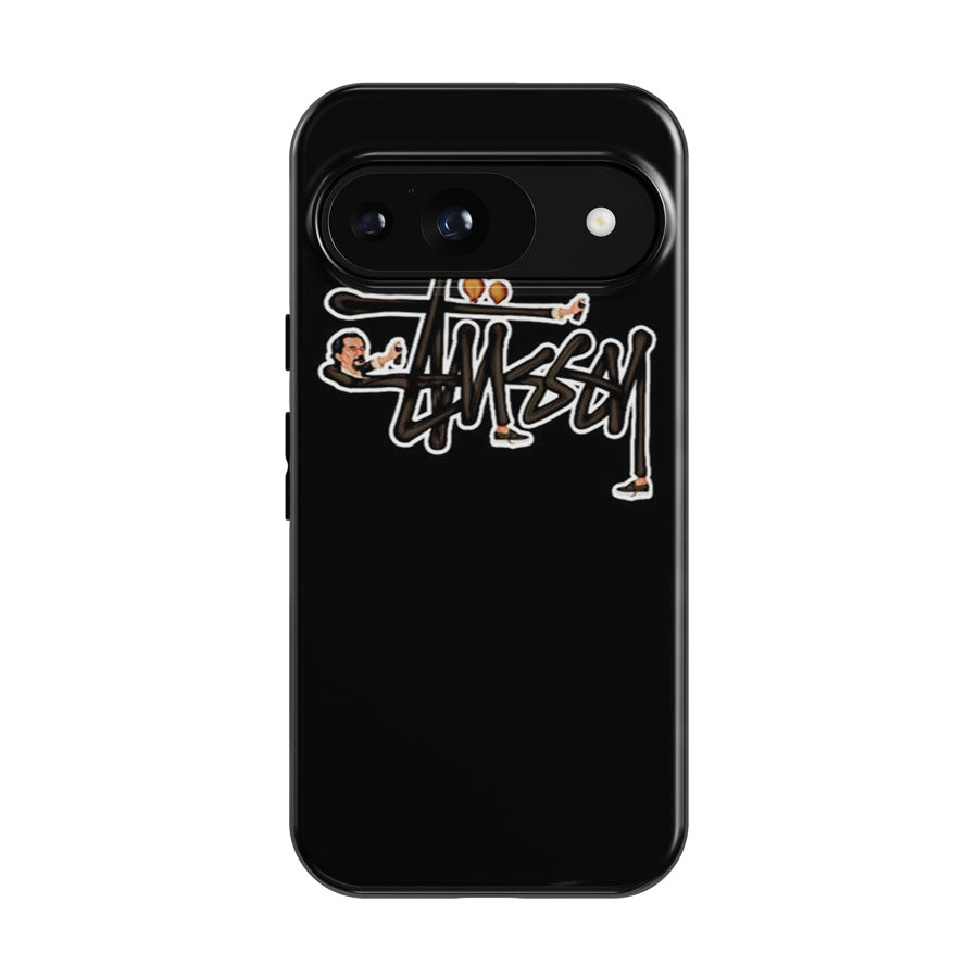 Vintage Stussy Logo Black Google Pixel 9 | 10 Pro Case