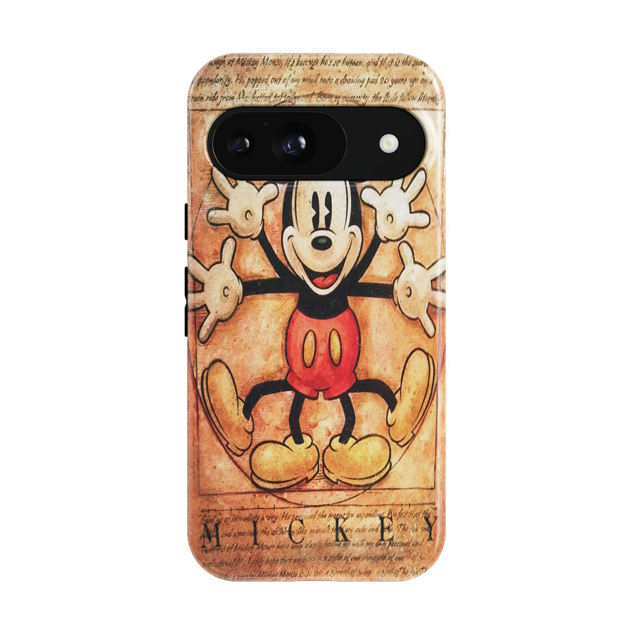 Vitruvian Mickey Mouse Google Pixel 9 | 10 Pro Case