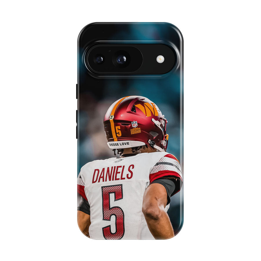 Washington Commanders. Jayden Daniels Google Pixel 9 | 10 Pro Case