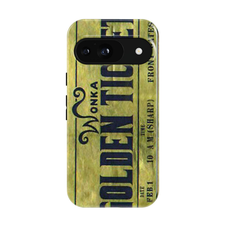 Willy Wonka Golden Ticket Google Pixel 9 | 10 Pro Case