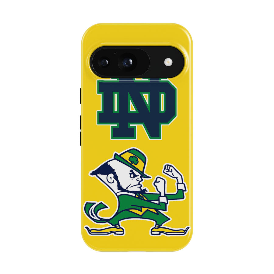 Yellow Notre Dame Fighting Irish Google Pixel 9 | 10 Pro Case