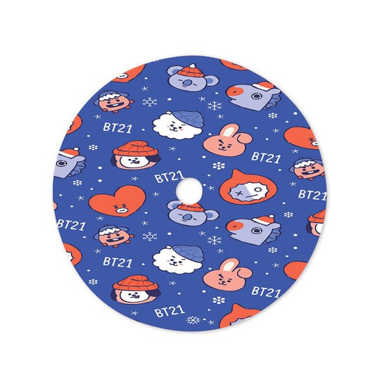 Bts Bt21 Christmas Christmas Tree Skirt 36 X 36 Inch