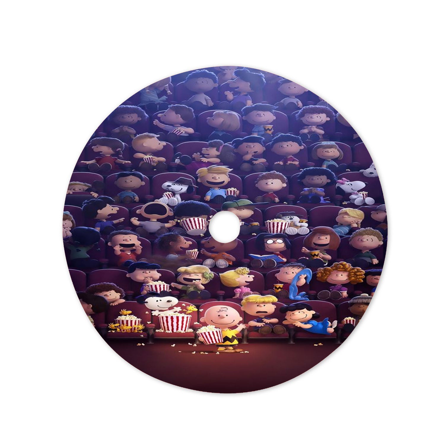 Charlie Brown Snoopy The Peanuts Movie Christmas Tree Skirt 36 X 36 Inch