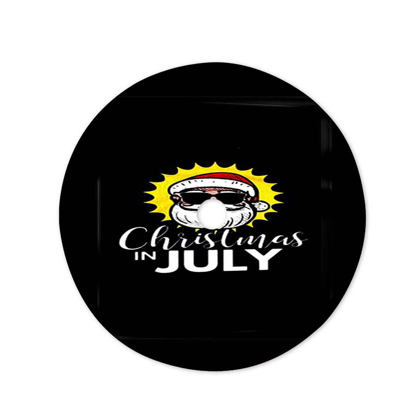 In July Santa With Sunglasses In The Summer Sun Christmas Tree Skirt 36 X 36 Inch
