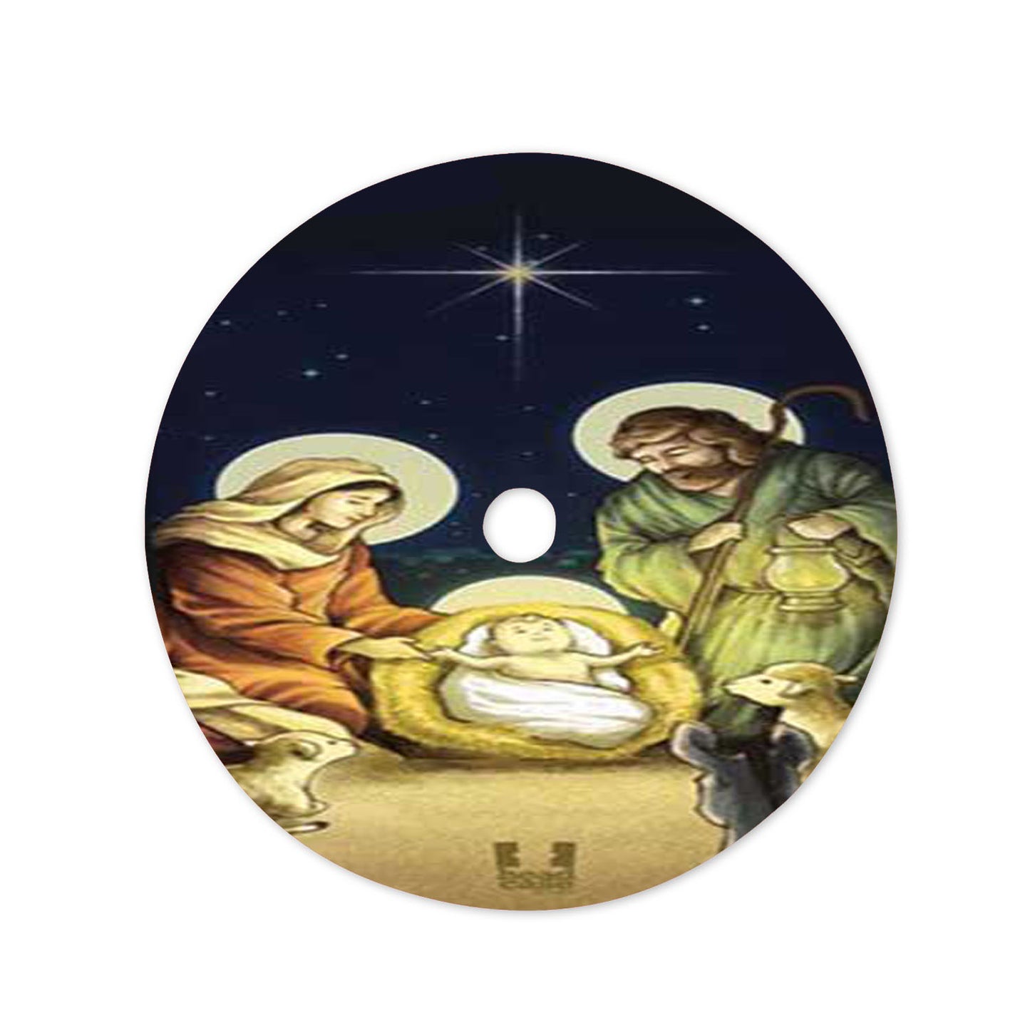 Nativity Christmas Tree Skirt 36 X 36 Inch