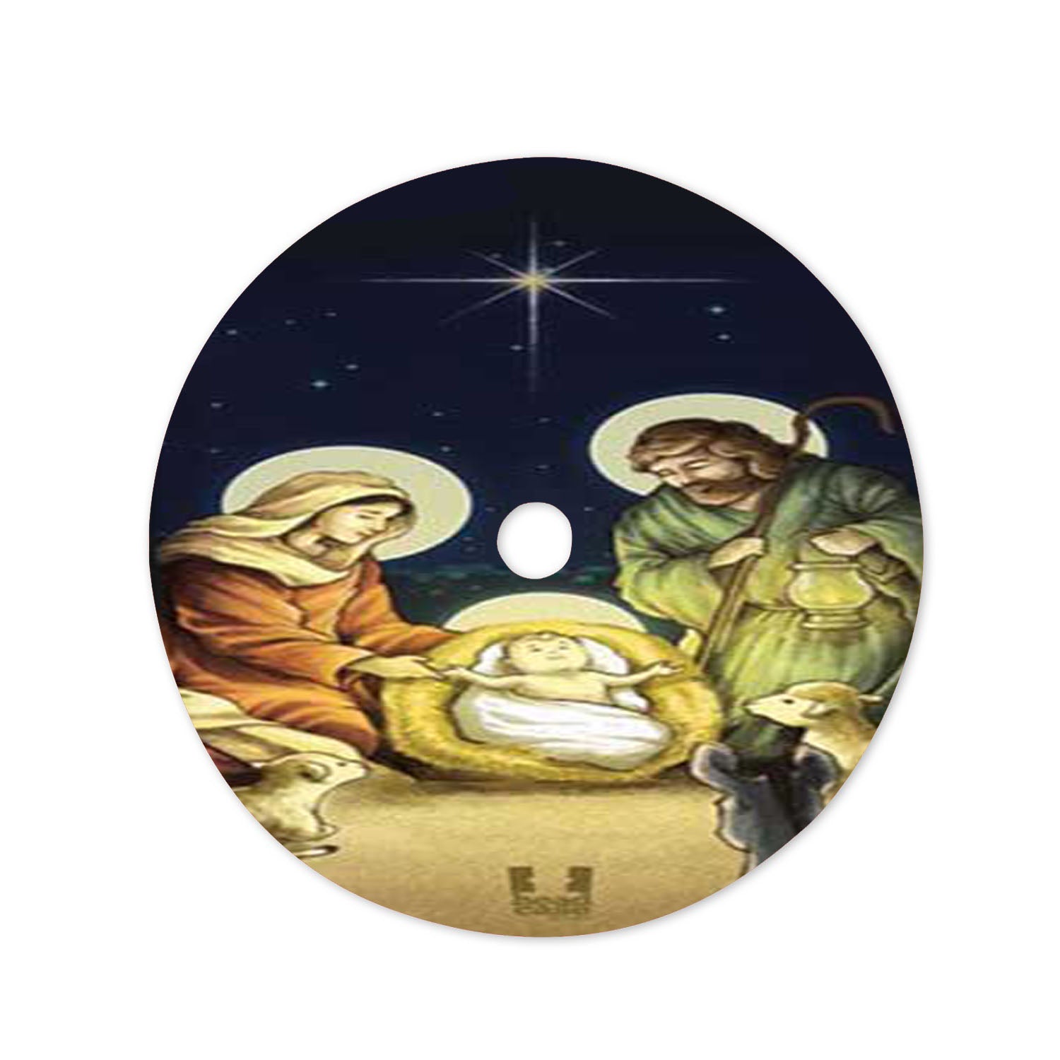 Nativity Christmas Tree Skirt 36 X 36 Inch