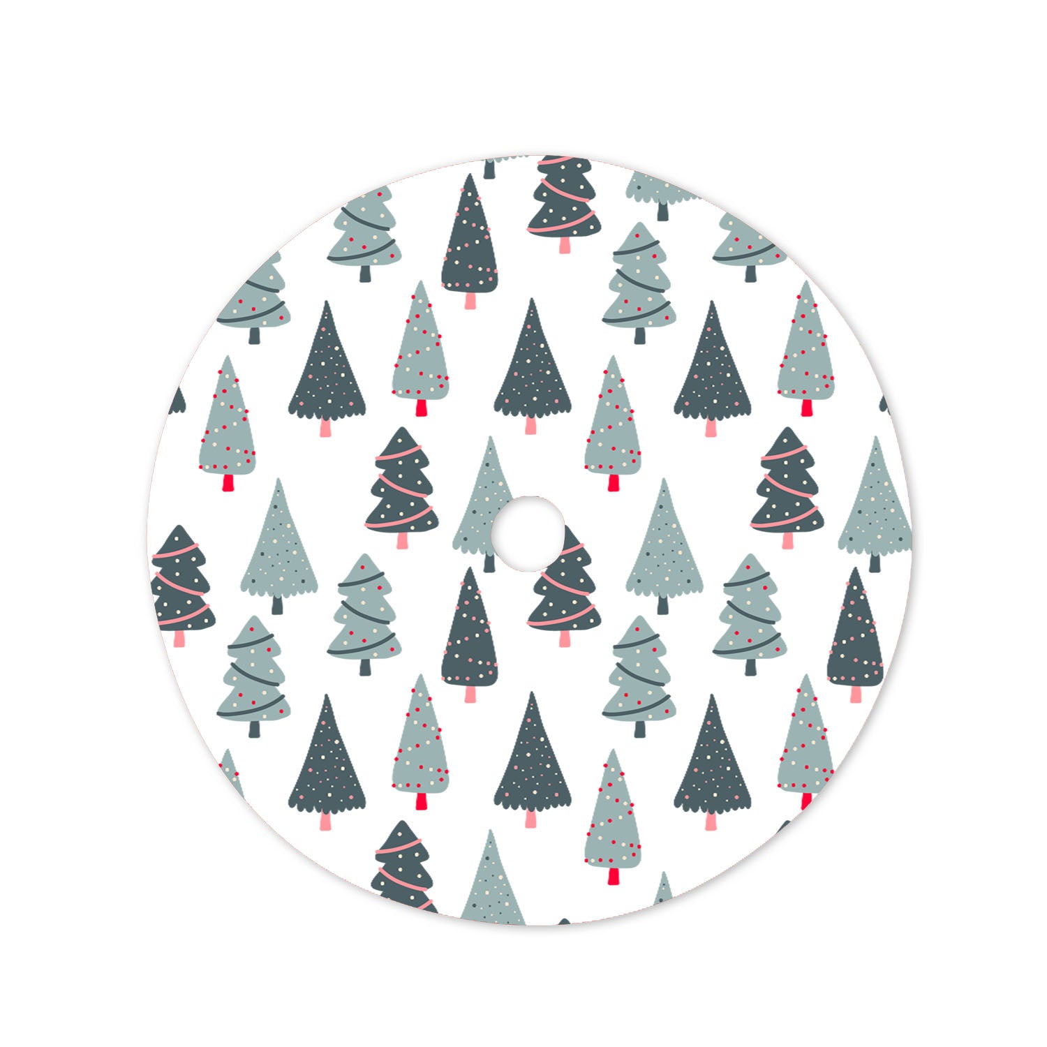 Patterns Set 04 Christmas Tree Skirt 36 X 36 Inch