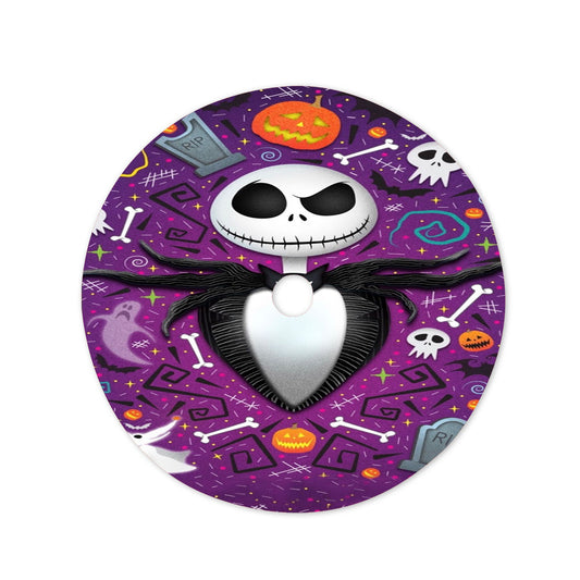 Cute Nightmare Before Purple Wallpaper Christmas Tree Skirt 36 X 36 Inch