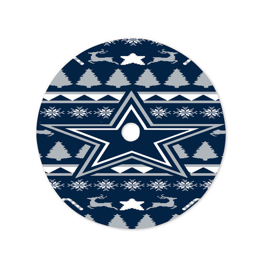 Dallas Cowboys Sweater Christmas Tree Skirt 36 X 36 Inch