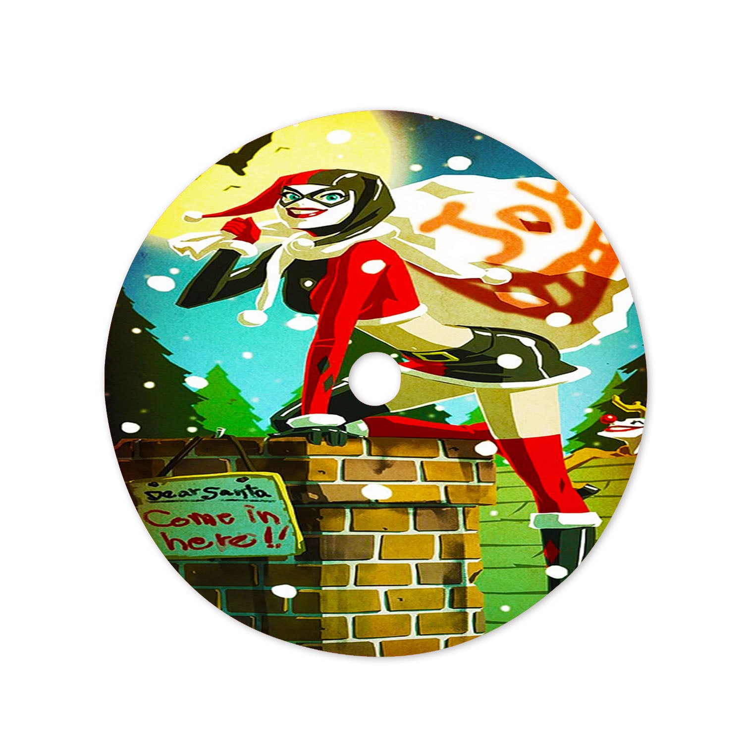 Harley Quinn Christmas Christmas Tree Skirt 36 X 36 Inch
