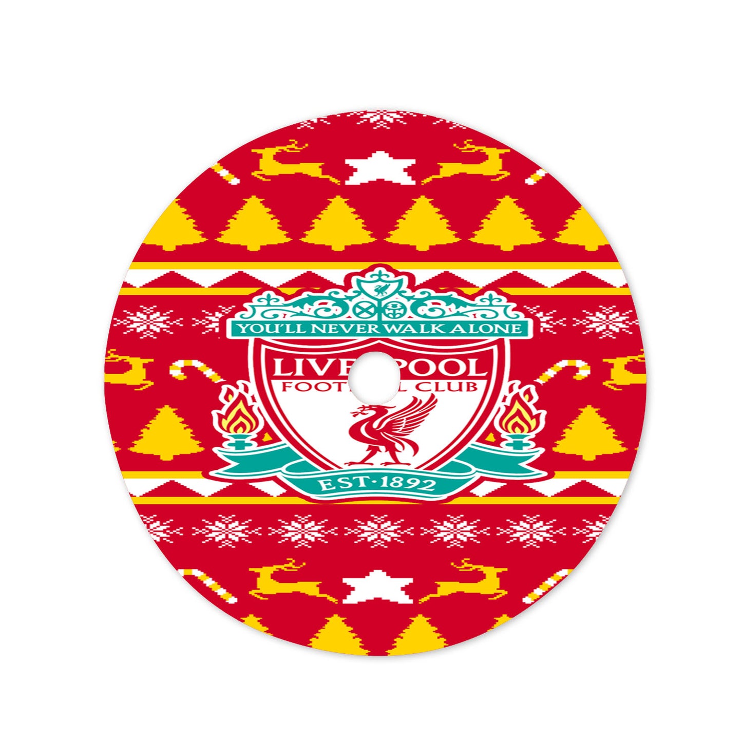Liverpool Fc Sweater Christmas Tree Skirt 36 X 36 Inch