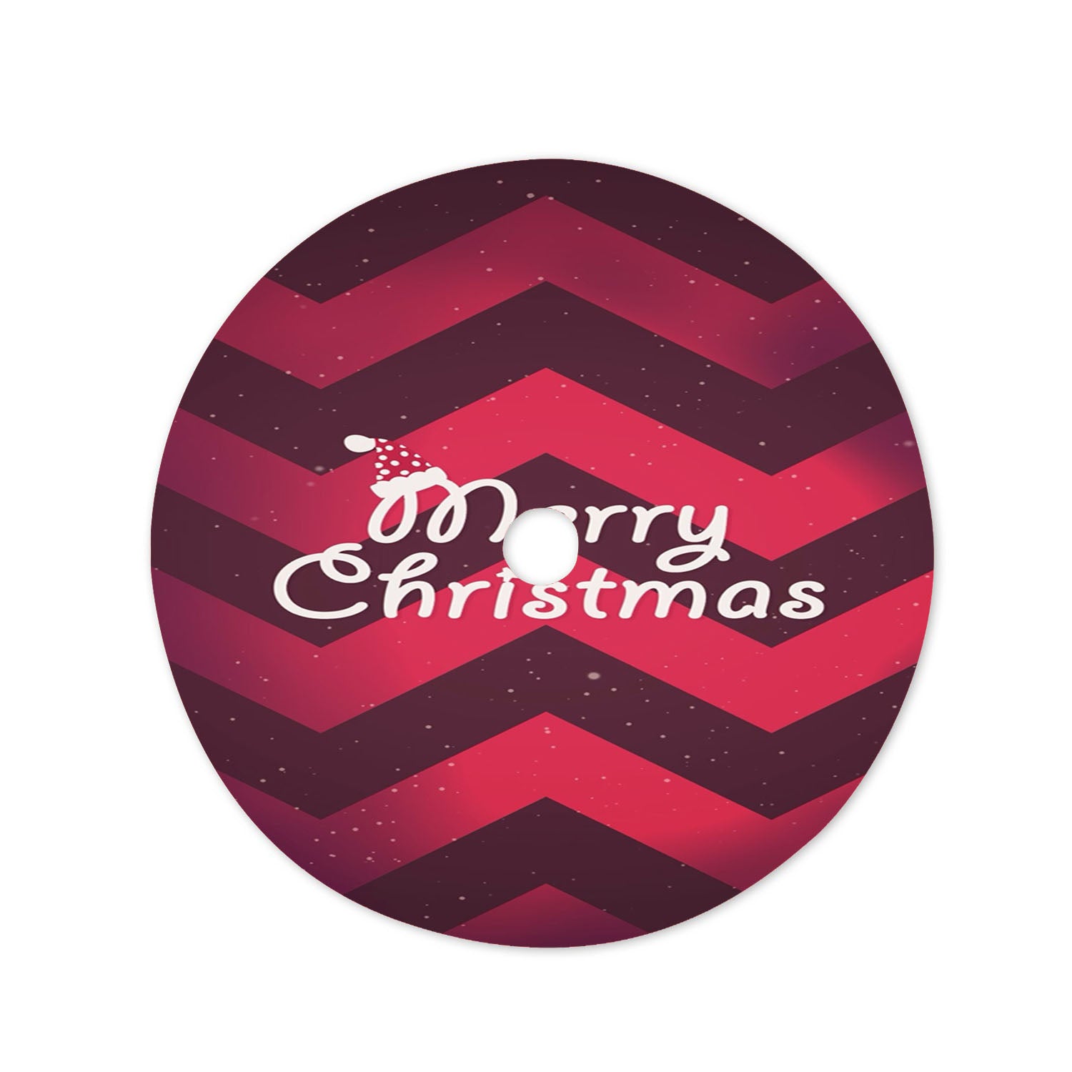 Merry Cute Christmas Tree Skirt 36 X 36 Inch