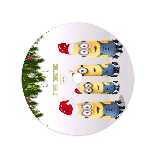 Minions Christmas Christmas Tree Skirt 36 X 36 Inch