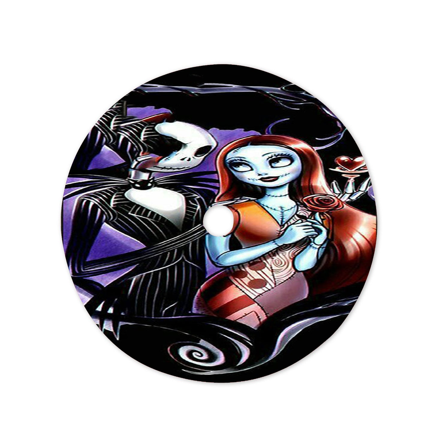 Nightmare Before Cartoon Christmas Tree Skirt 36 X 36 Inch