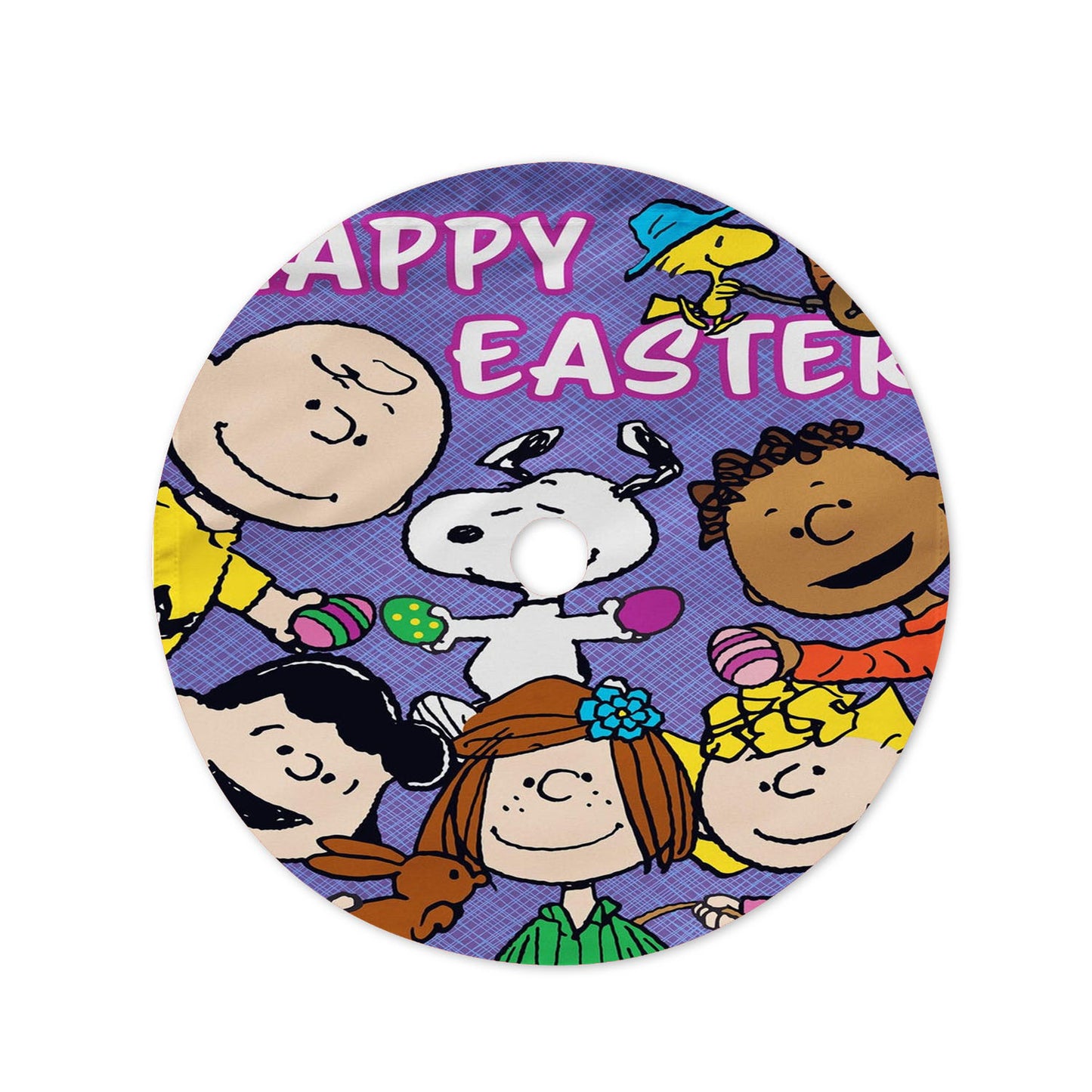 Peanuts Characters Easter Christmas Tree Skirt 36 X 36 Inch