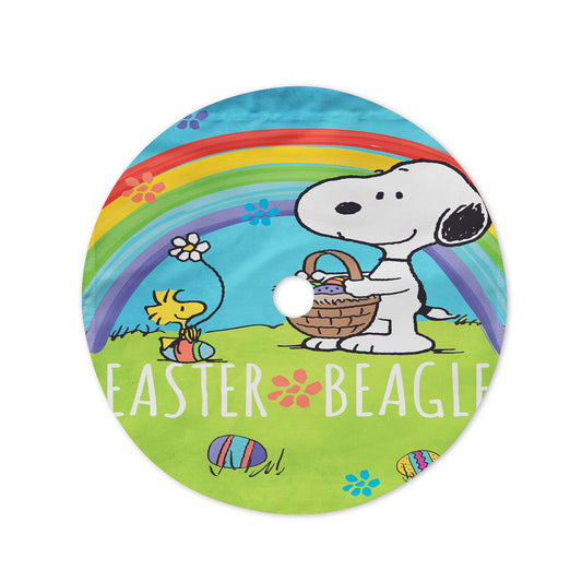 Peanuts Easter Beagle Snoopy Christmas Tree Skirt 36 X 36 Inch