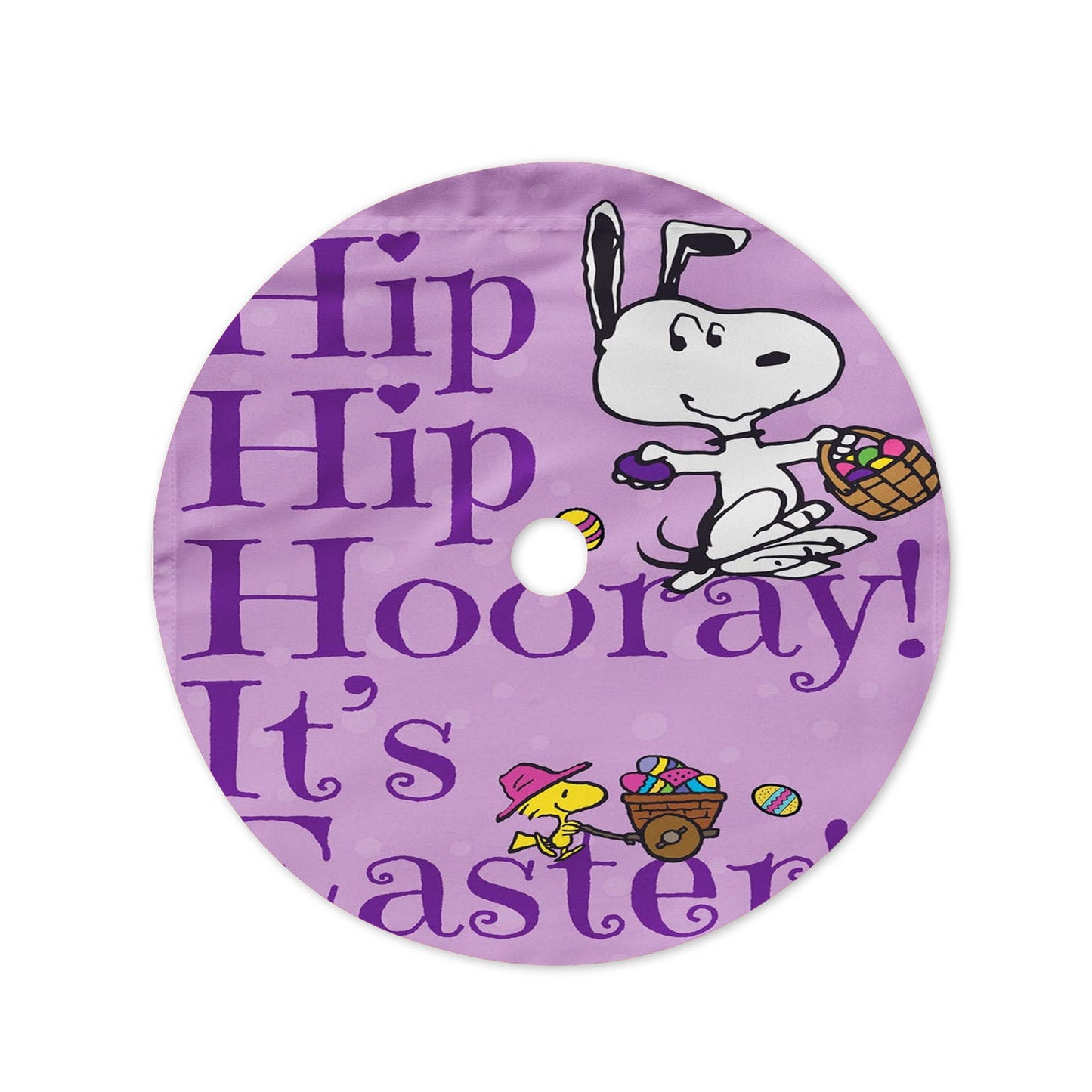 Peanuts Easter Snoopy Christmas Tree Skirt 36 X 36 Inch