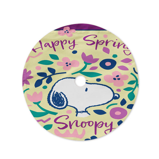 Peanuts Happy Spring Snoopy Christmas Tree Skirt 36 X 36 Inch