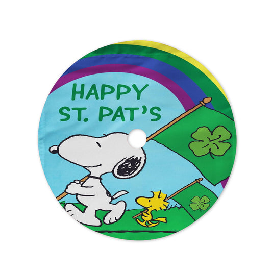 Peanuts Happy St Pats Snoopy Christmas Tree Skirt 36 X 36 Inch