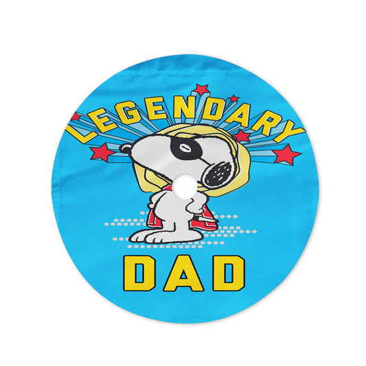 Peanuts Legendary Dad Christmas Tree Skirt 36 X 36 Inch