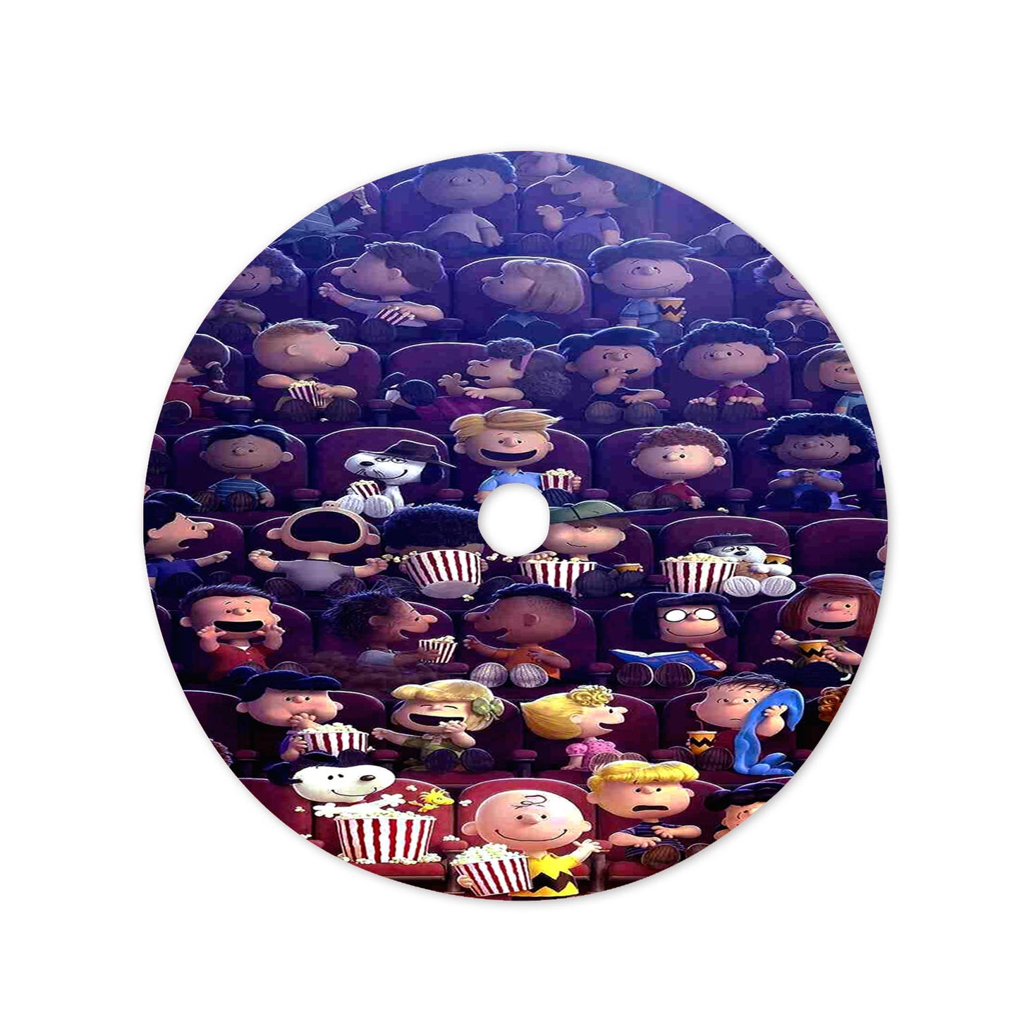 Peanuts Movie 2015 Poster Christmas Tree Skirt 36 X 36 Inch