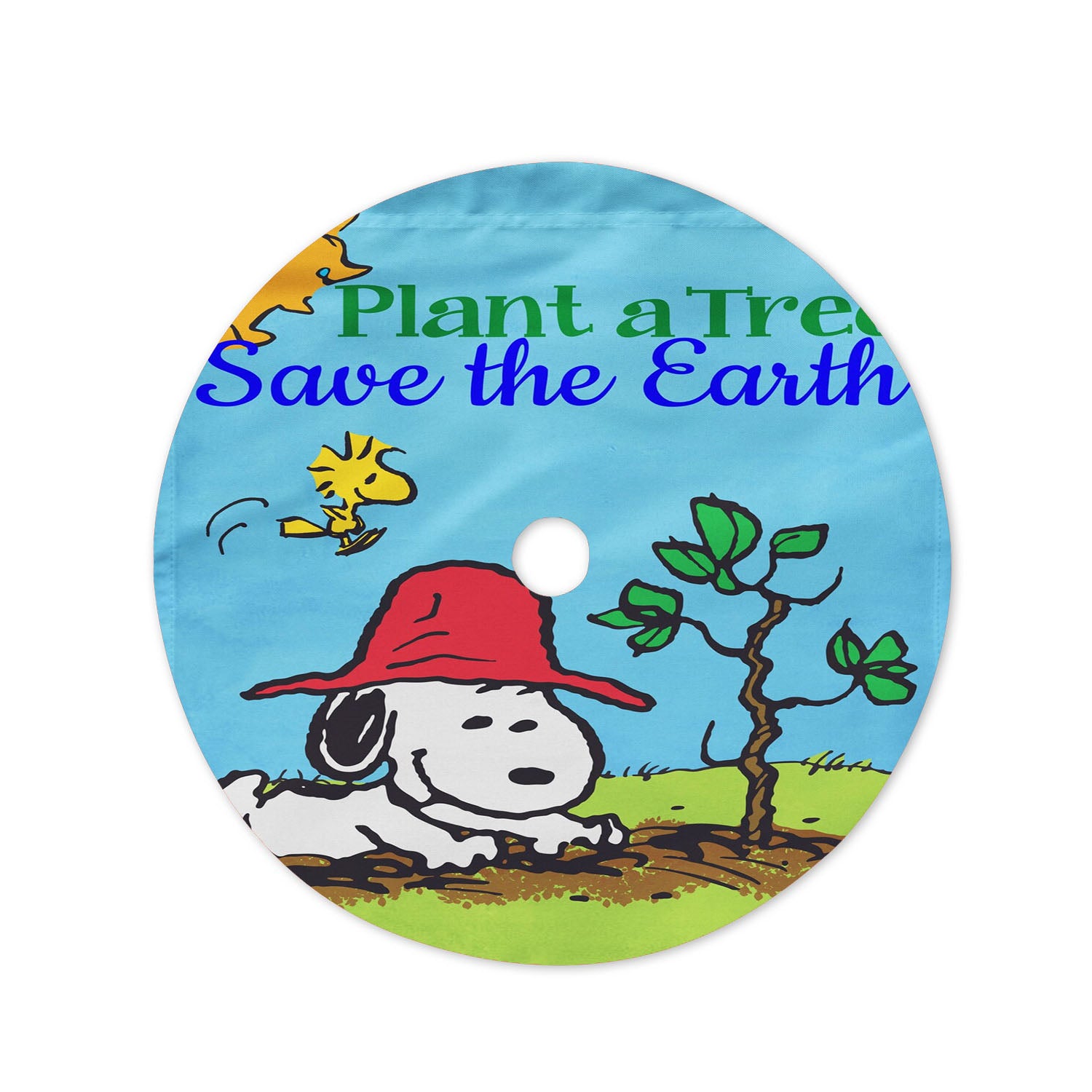 Peanuts Plant A Tree Christmas Tree Skirt 36 X 36 Inch