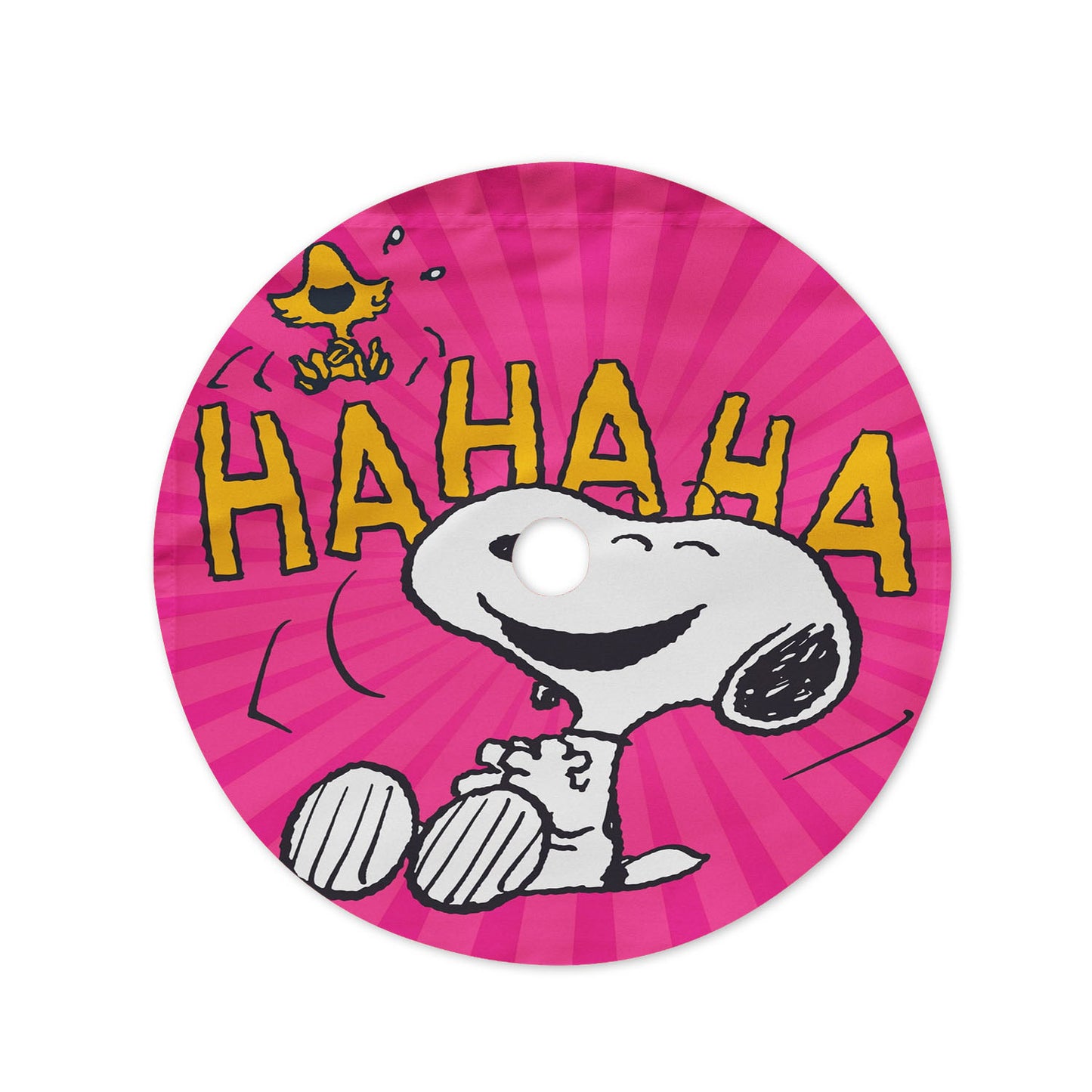 Peanuts Smile Giggle Laugh Christmas Tree Skirt 36 X 36 Inch