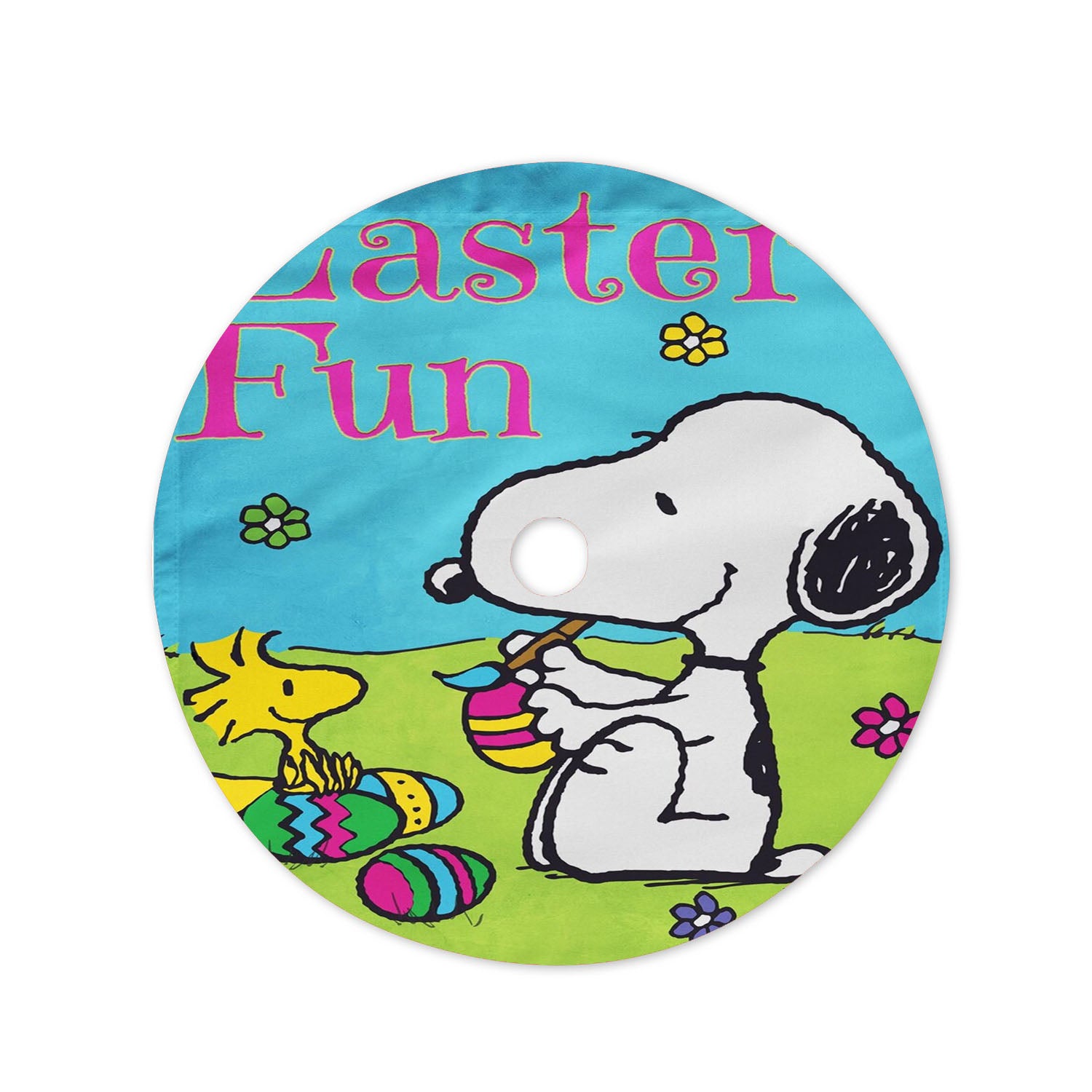Peanuts Snoopy Easter Eggs Christmas Tree Skirt 36 X 36 Inch