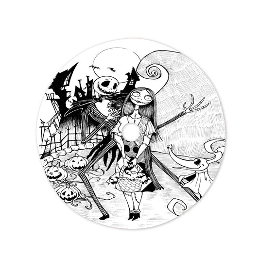 The Nightmare Before Sketch Christmas Tree Skirt 36 X 36 Inch