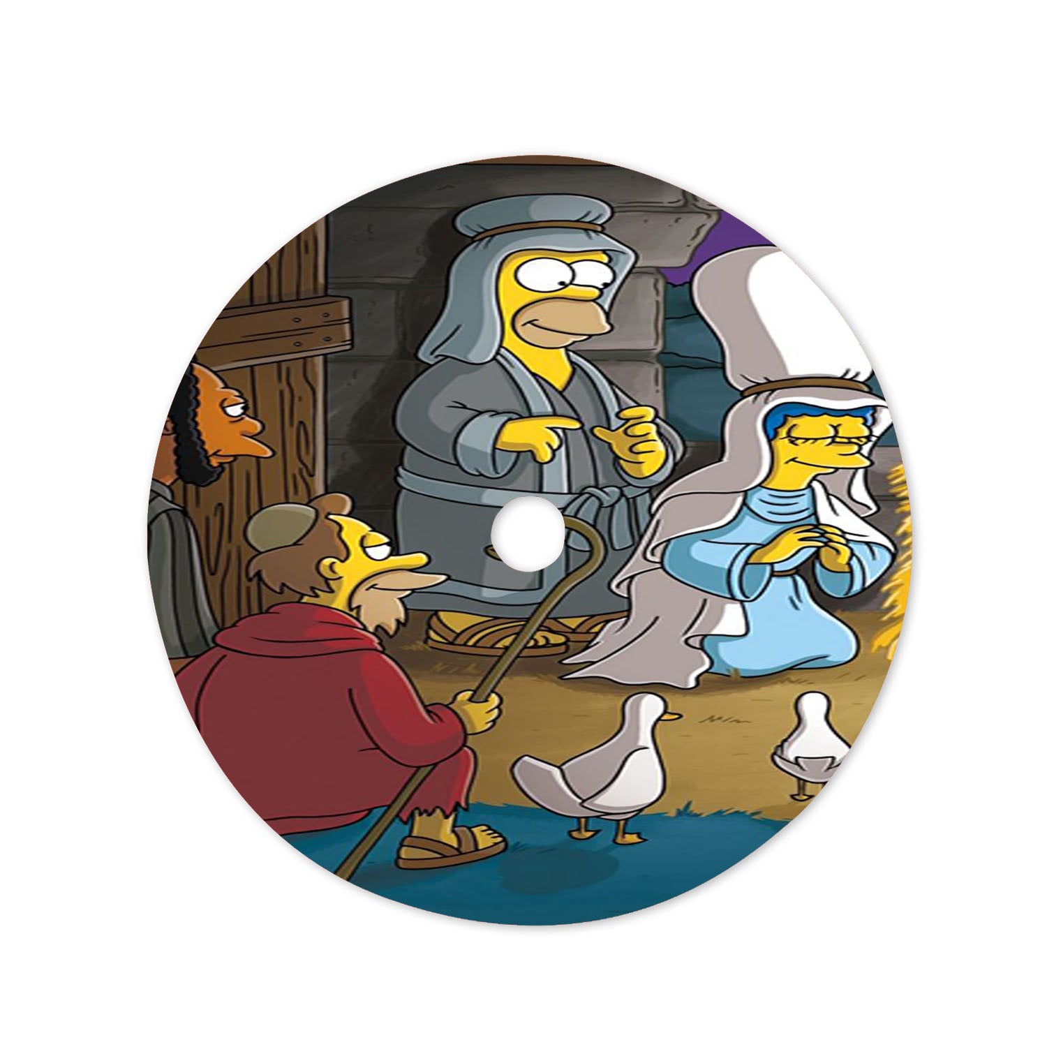 The Simpson Christmas Christmas Tree Skirt 36 X 36 Inch