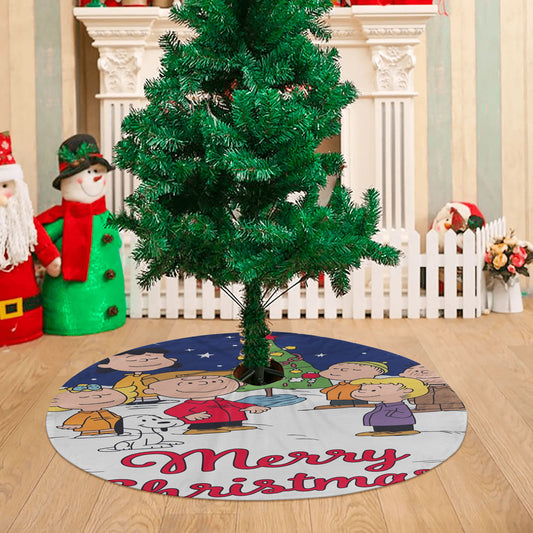 Charlie Brown Christmas Christmas Tree Skirt 36 X 36 Inch